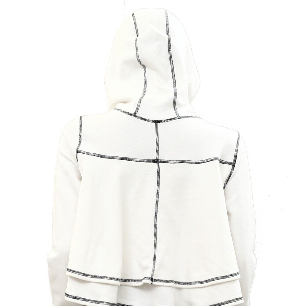 Free People FP Movement First Place Pullover Hoodie Cropped Top White XL 286374 - Picture 8 of 9